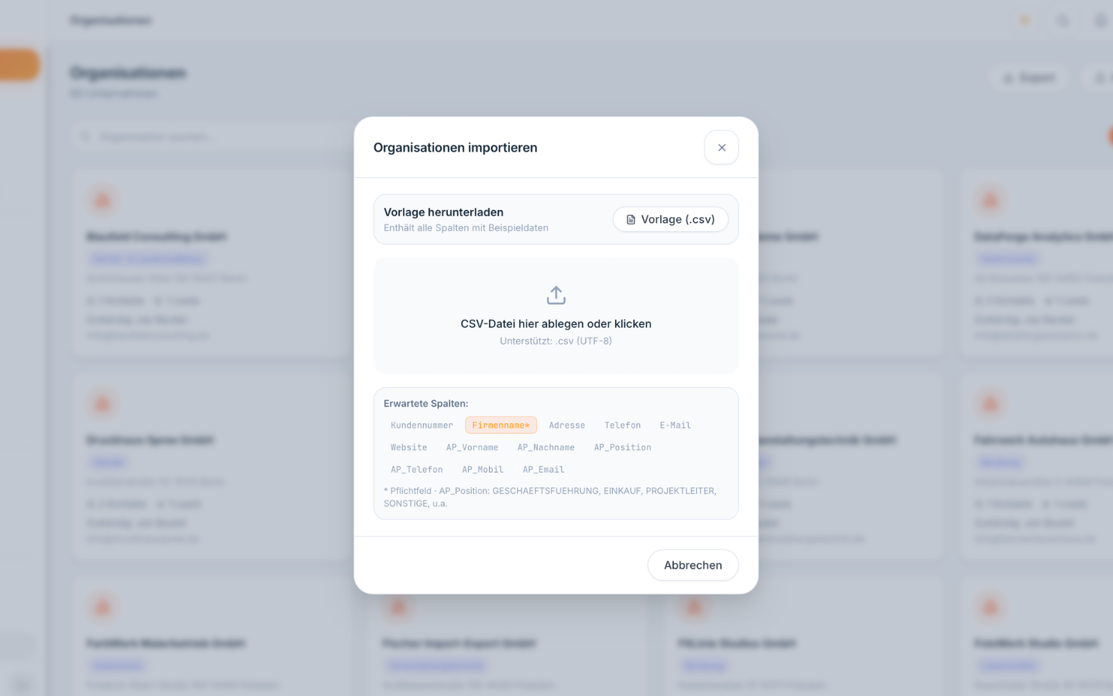 Datenimport